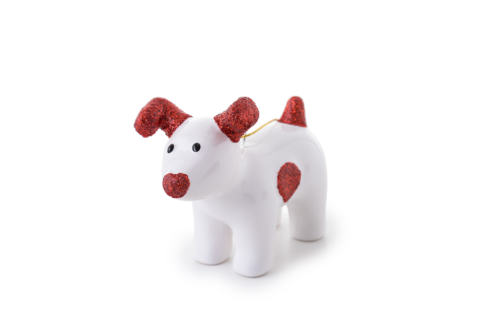 Snowdog Decoration - Sparky Red